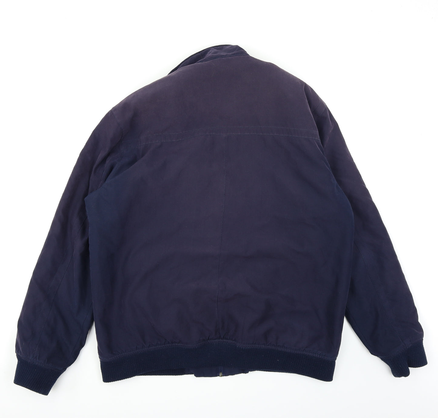 EWM Mens Blue   Bomber Jacket Coat Size L