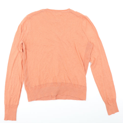 NEXT Womens Orange   Cardigan Jumper Size 12