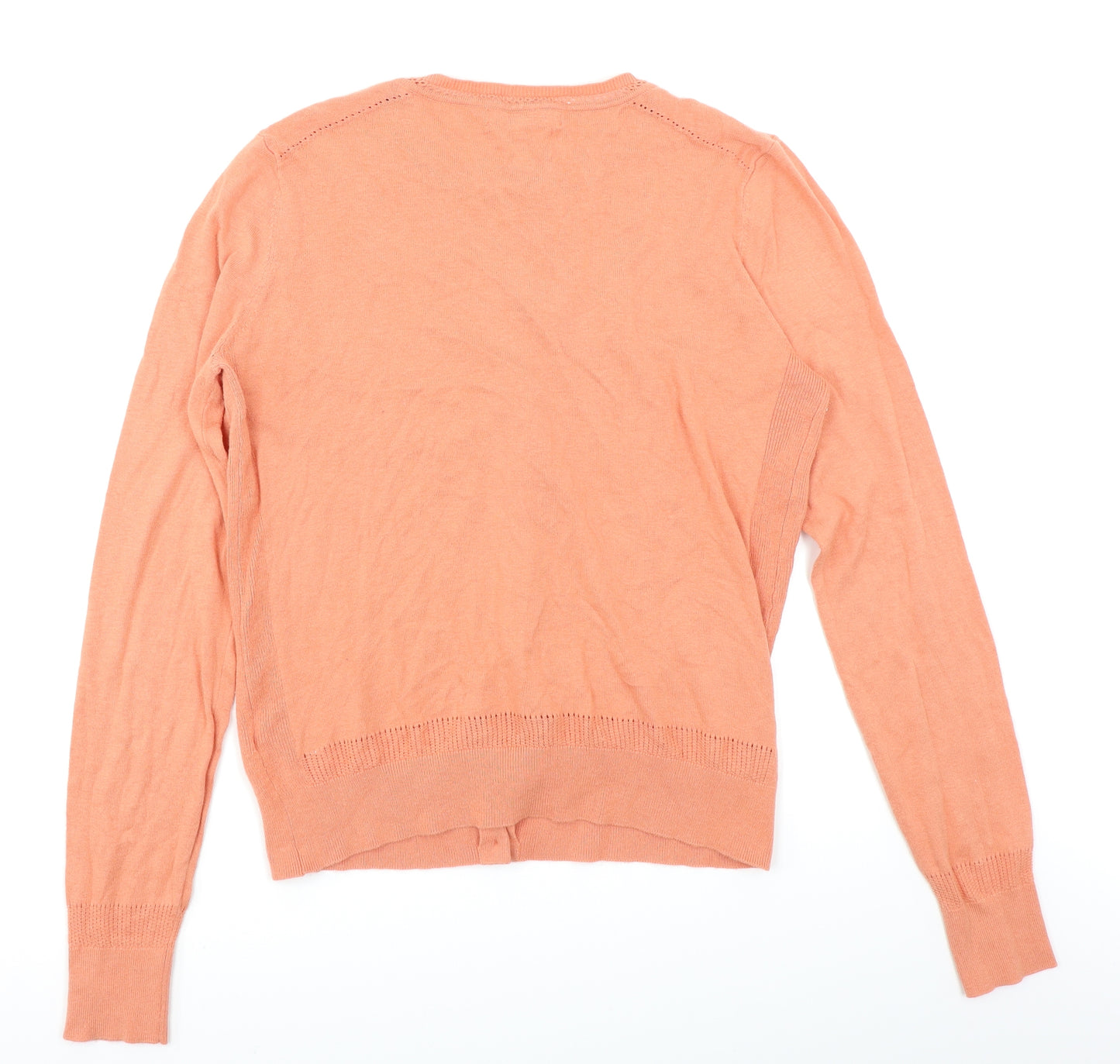NEXT Womens Orange   Cardigan Jumper Size 12