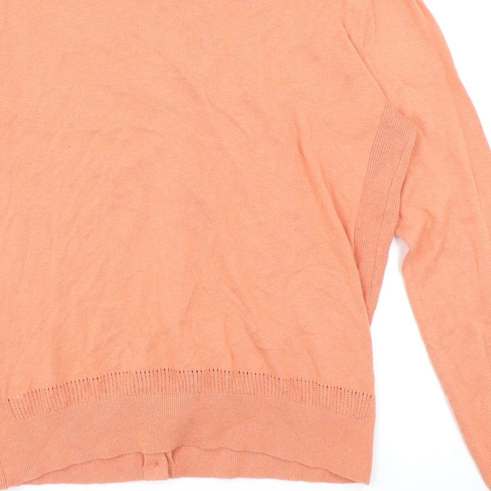 NEXT Womens Orange   Cardigan Jumper Size 12
