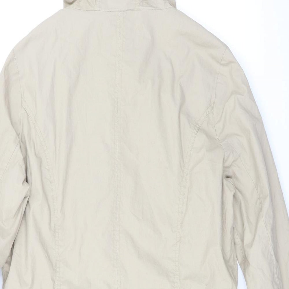 M&Co Womens Beige   Anorak Coat Size 12