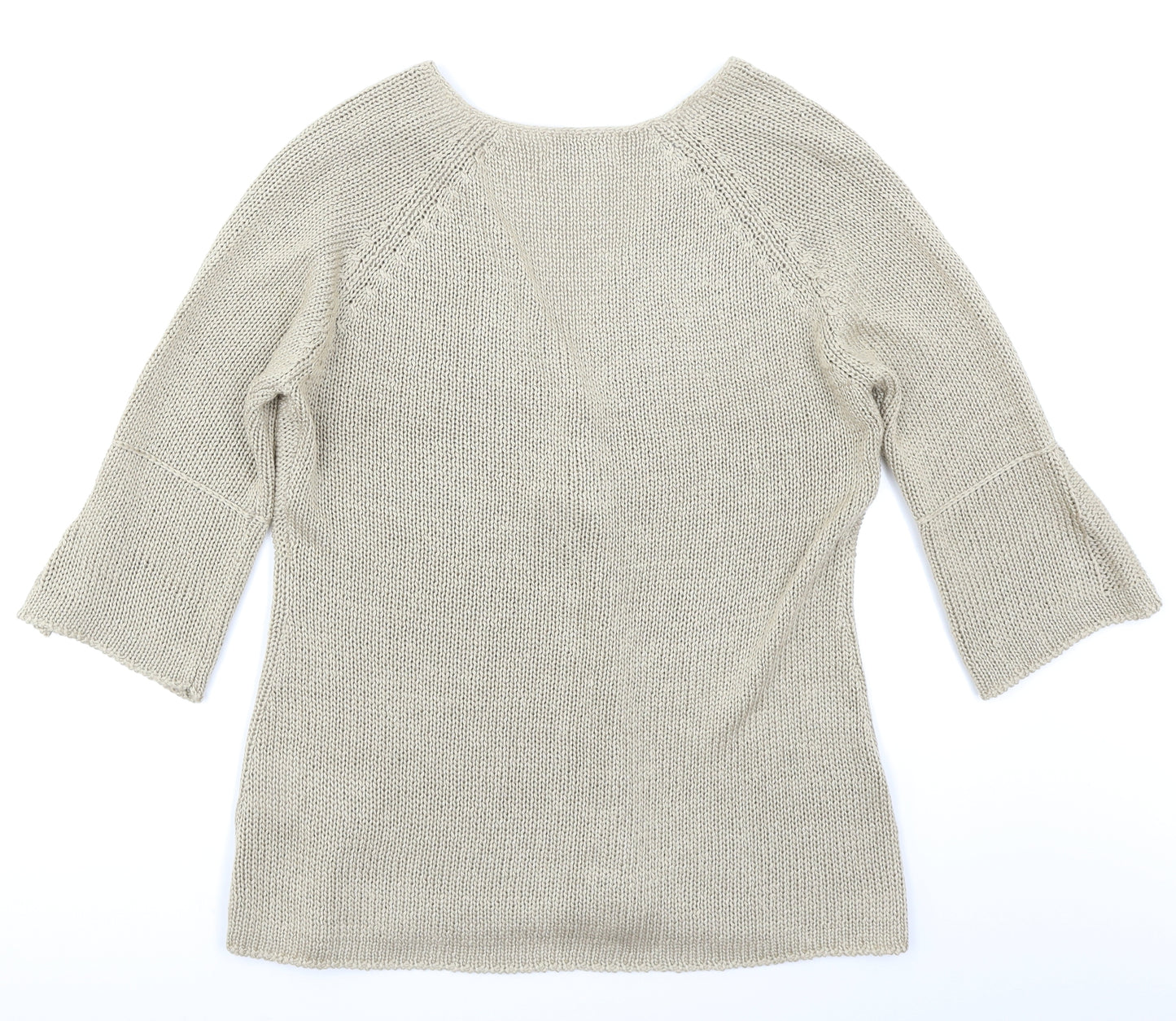 Fabrizio Womens Beige   Cardigan Jumper Size M