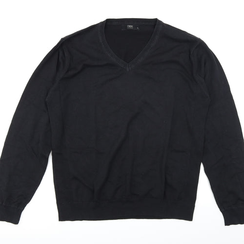 NEXT Mens Black   Pullover Jumper Size L