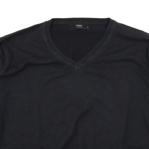 NEXT Mens Black   Pullover Jumper Size L
