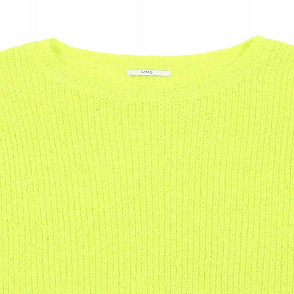 George Womens Yellow   Pullover Jumper Size XL