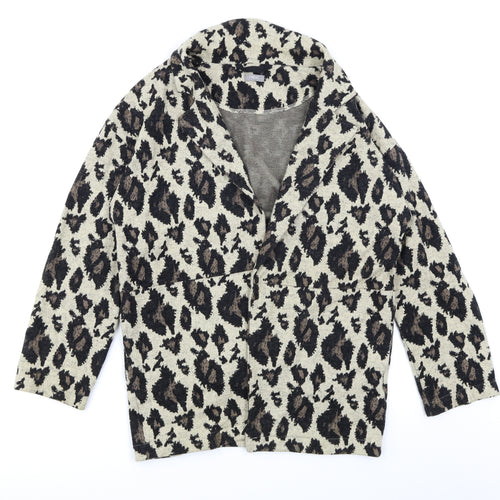 NEXT Girls Brown Animal Print  Jacket  Size 12 Years