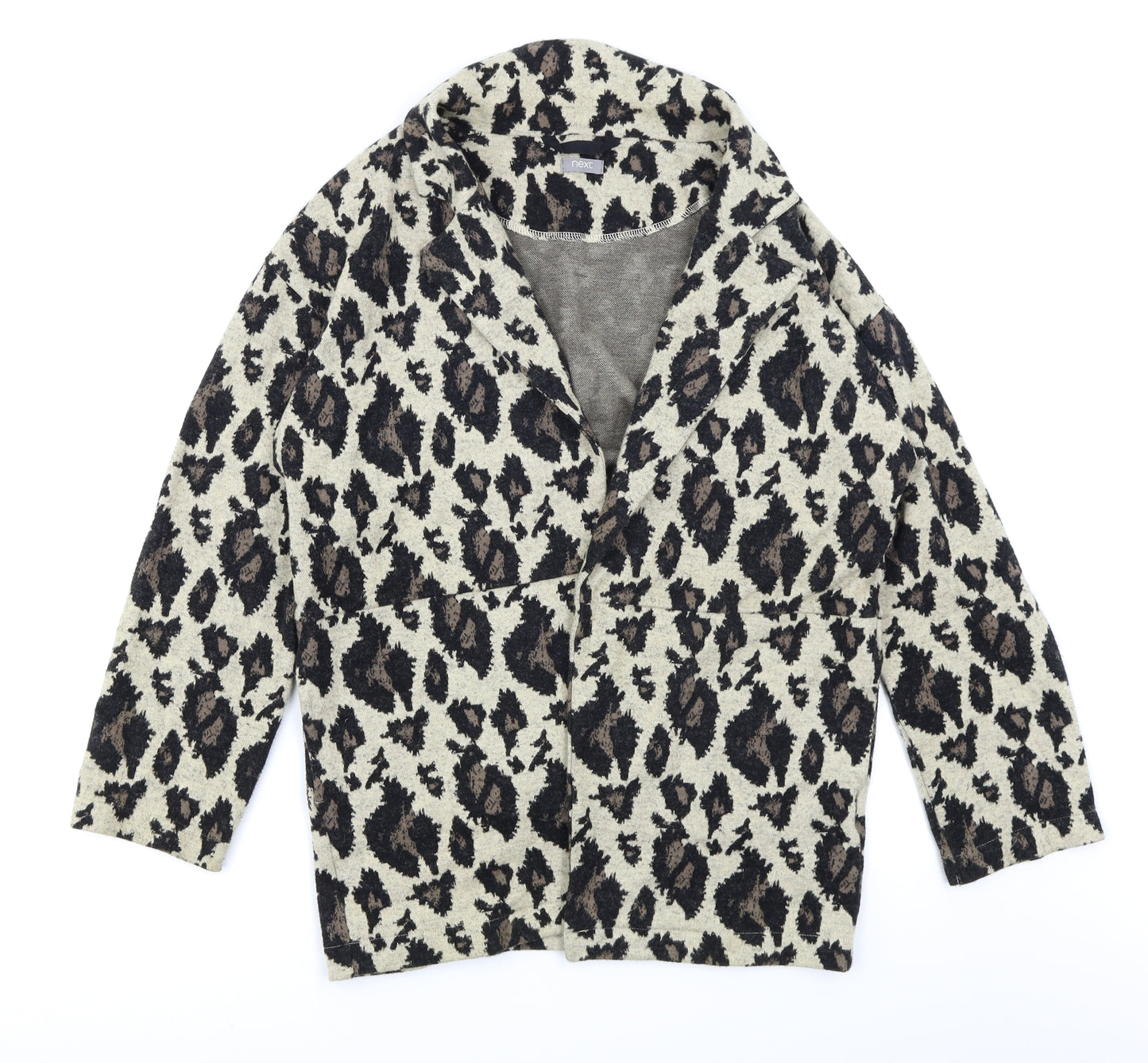 NEXT Girls Brown Animal Print  Jacket  Size 12 Years