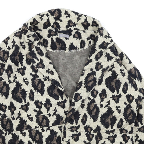 NEXT Girls Brown Animal Print  Jacket  Size 12 Years