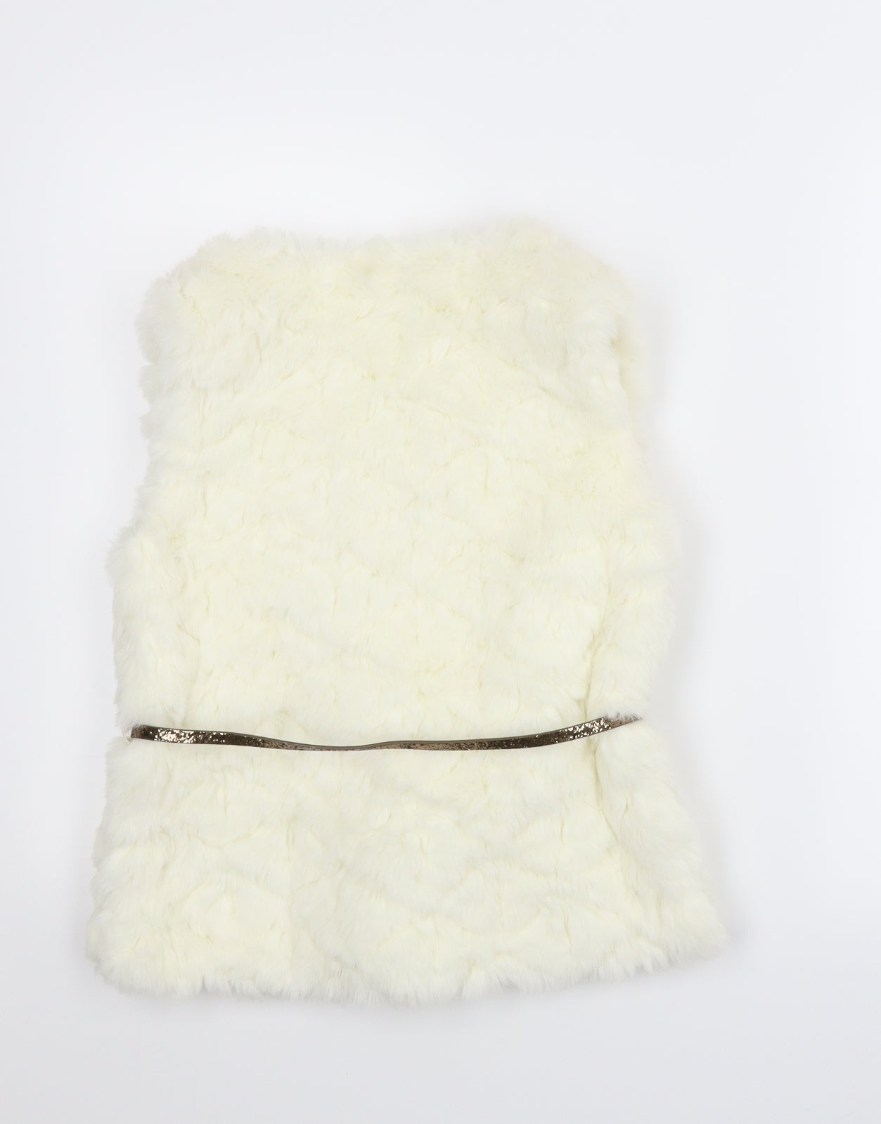 M&S Girls White   Gilet Jacket Size 11-12 Years