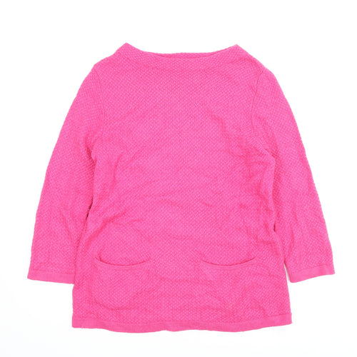 Laura Ashley Womens Pink   Tunic Blouse Size 10