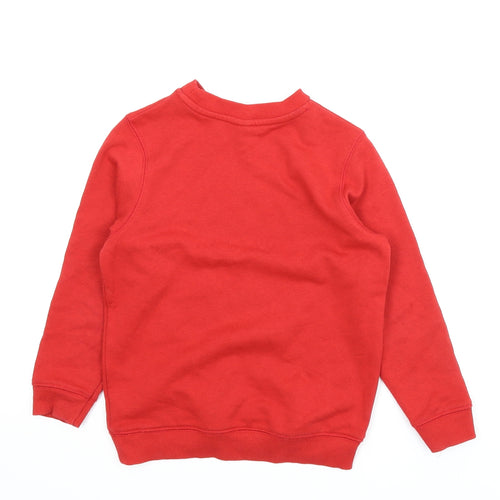 TU Boys Red   Pullover Jumper Size 6 Years