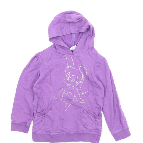 Disney Girls Purple   Pullover Hoodie Size 3 Years  - Tinkerbell