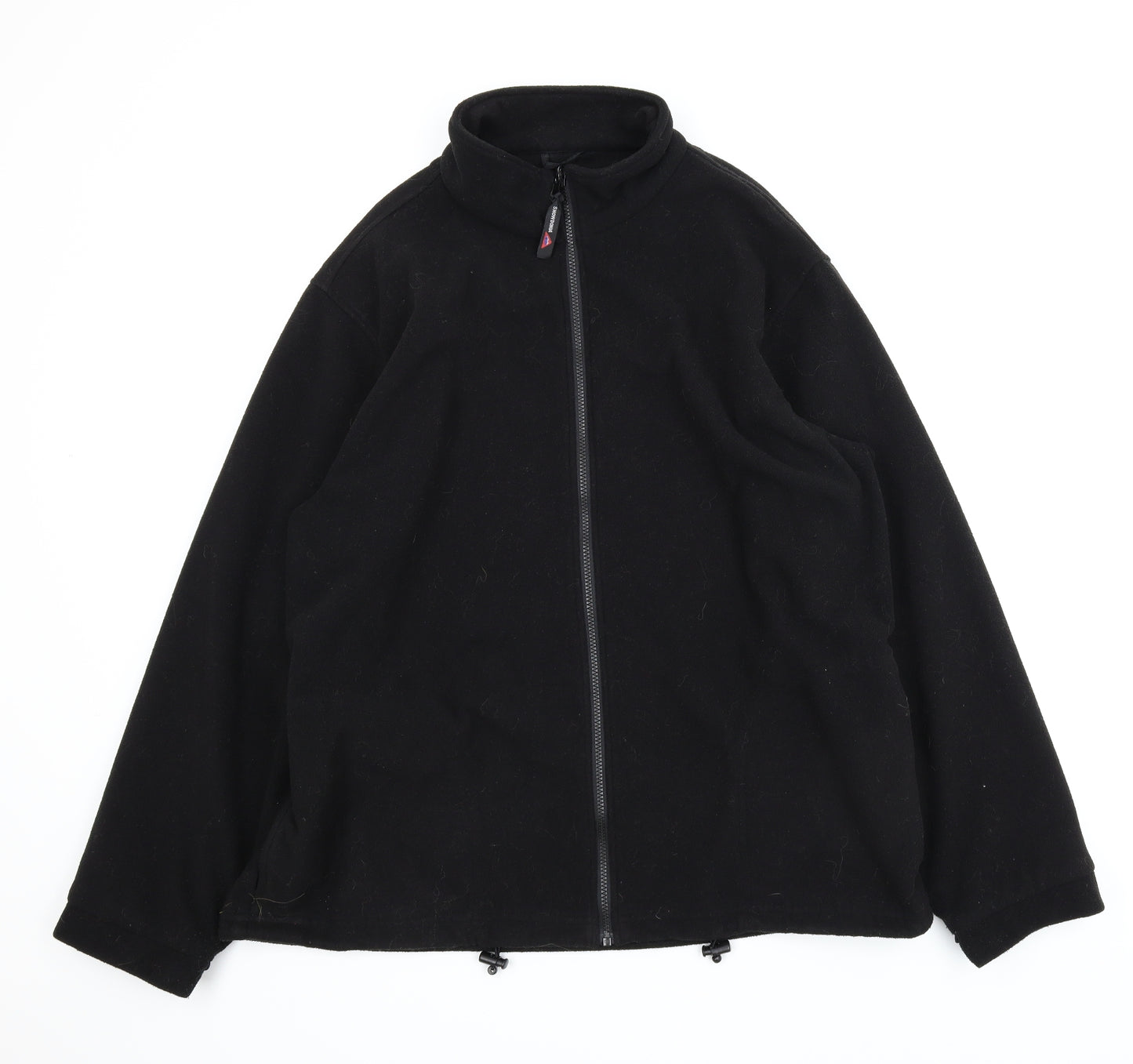 Snowdonia Womens Black  Fleece Full Zip Jumper Size 18