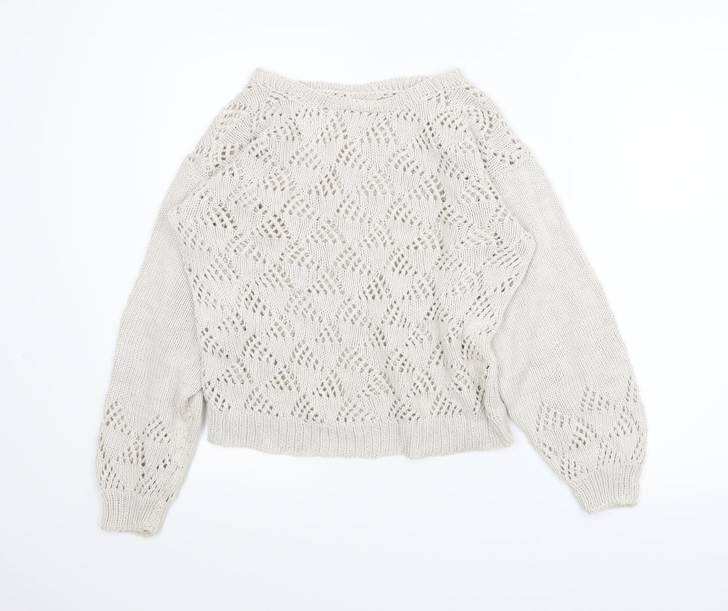 Preworn Womens Beige   Pullover Jumper Size M
