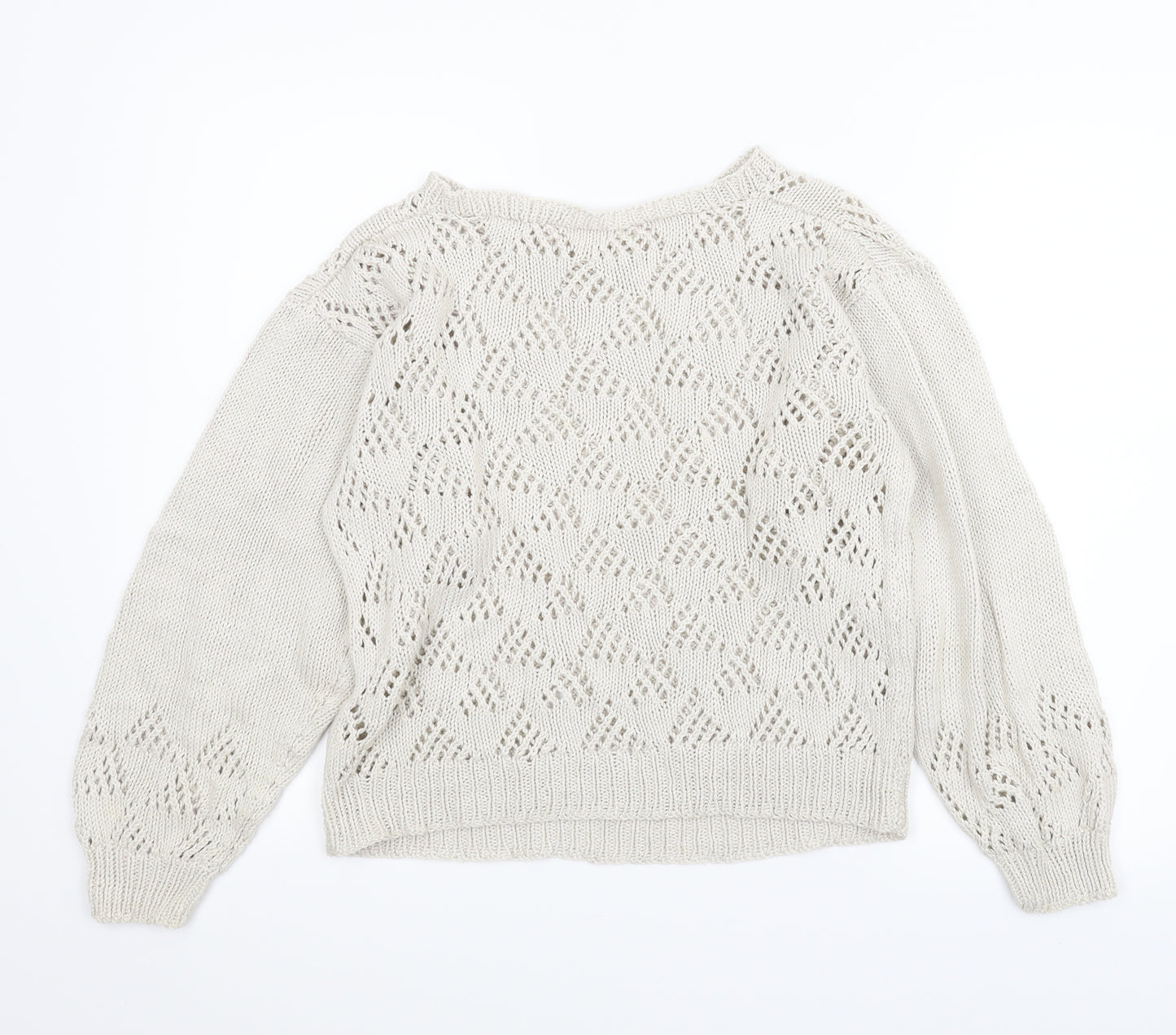 Preworn Womens Beige   Pullover Jumper Size M