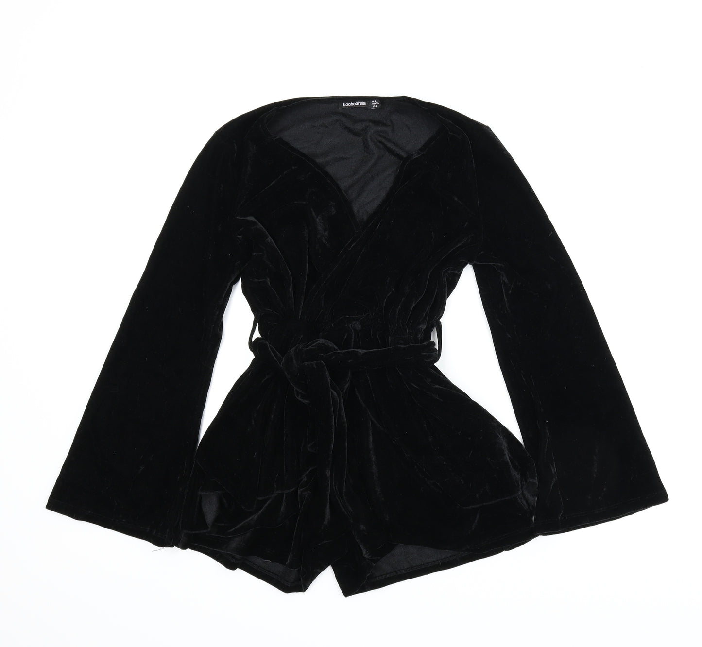 Boohoo Womens Black   Romper One-Piece Size 6