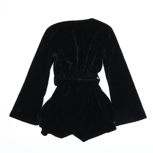 Boohoo Womens Black   Romper One-Piece Size 6