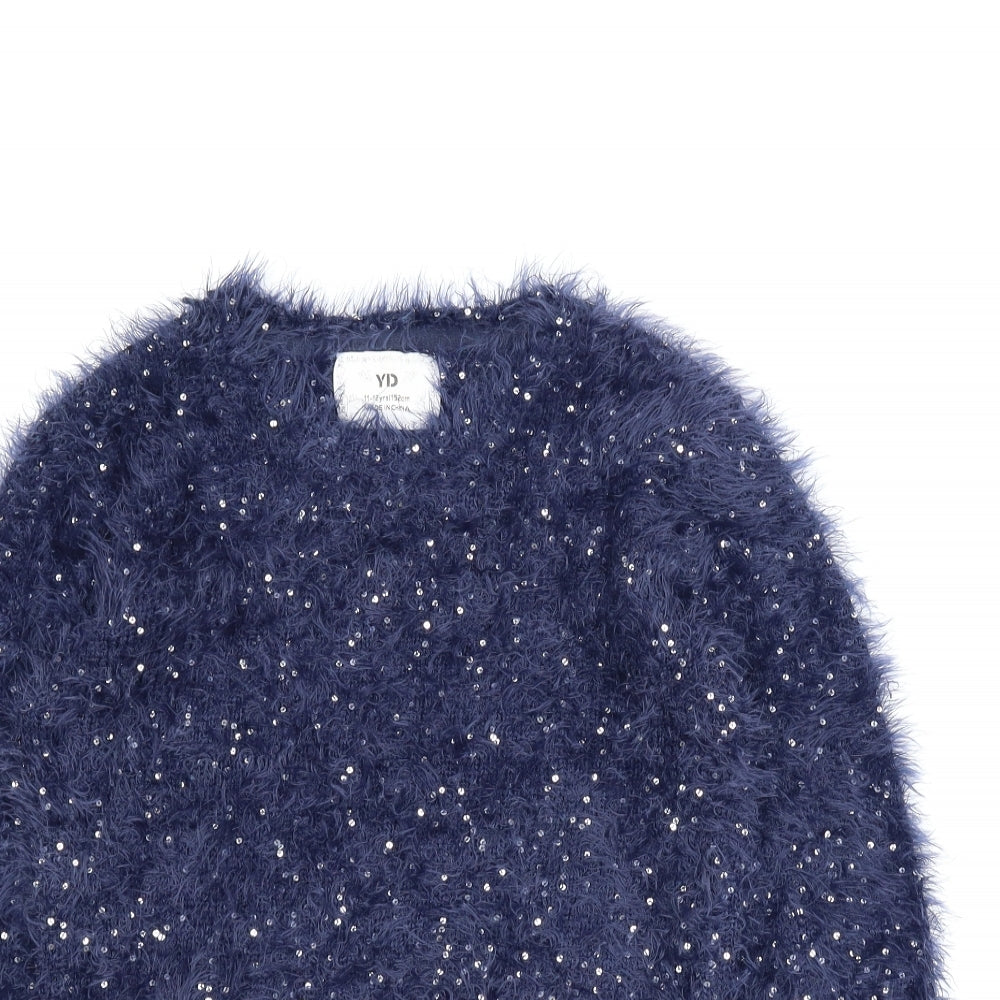 Young Dimension Girls Blue   Pullover Jumper Size 11-12 Years