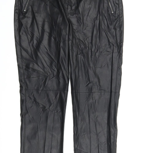 Topshop Womens Black   Trousers  Size 14 L26 in