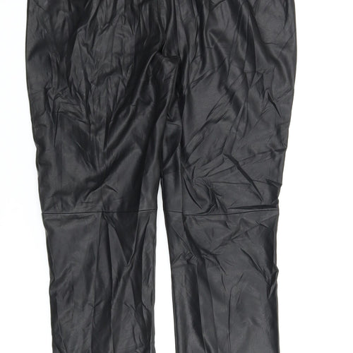 Topshop Womens Black   Trousers  Size 14 L26 in