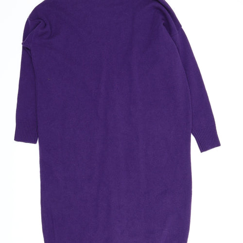 Woolovers Womens Purple   Cardigan Jumper Size M