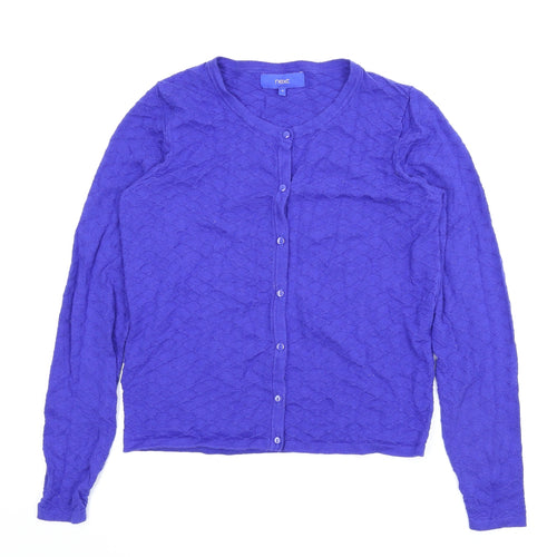 NEXT Womens Blue   Cardigan Jumper Size 12