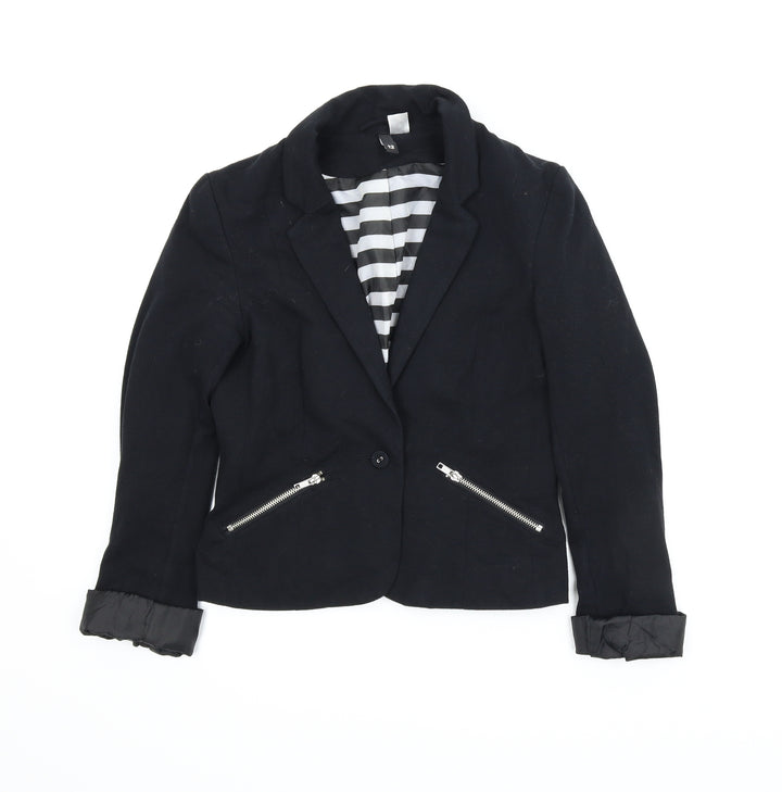 Divided Womens Black Jacket Size 12