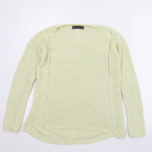 M&S Womens Yellow   Pullover Jumper Size 8