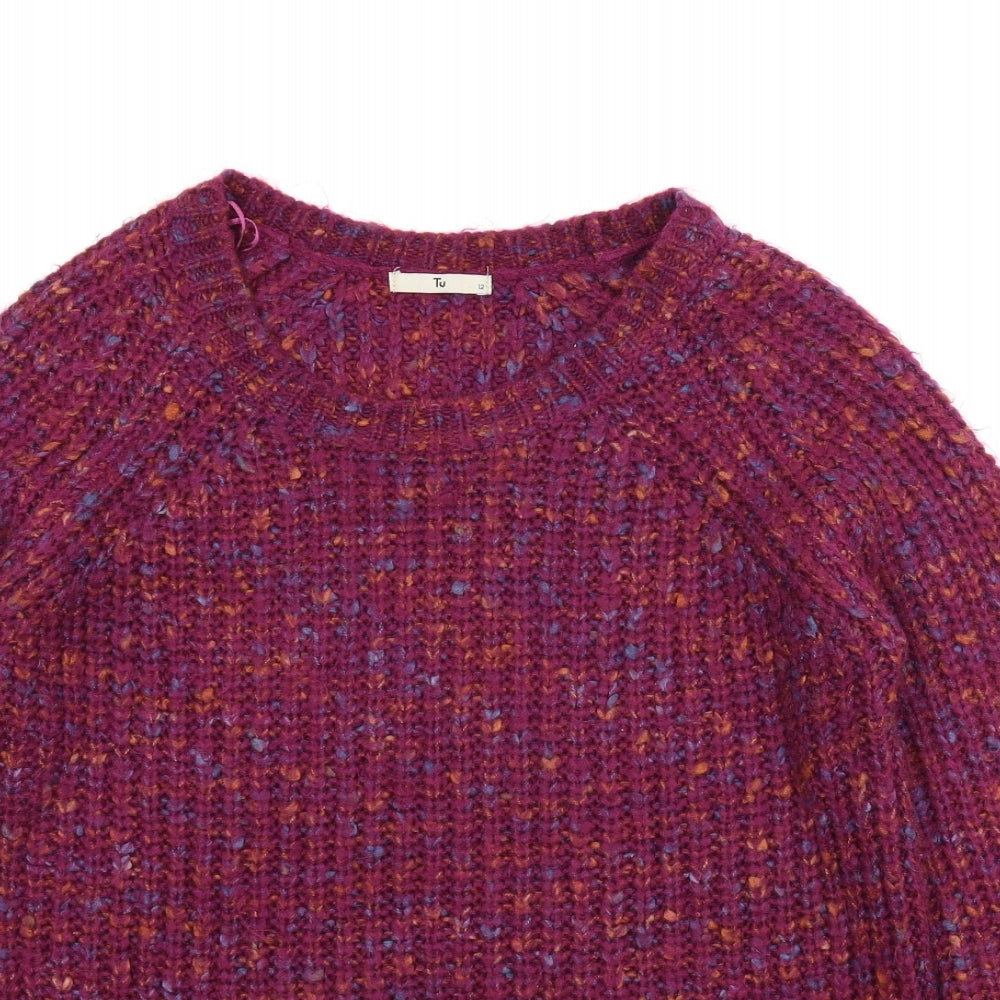 TU Womens Purple   Pullover Jumper Size 12