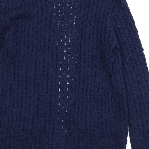 Glimpse Womens Blue   Cardigan Jumper Size XL