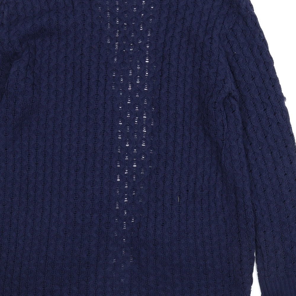 Glimpse Womens Blue   Cardigan Jumper Size XL