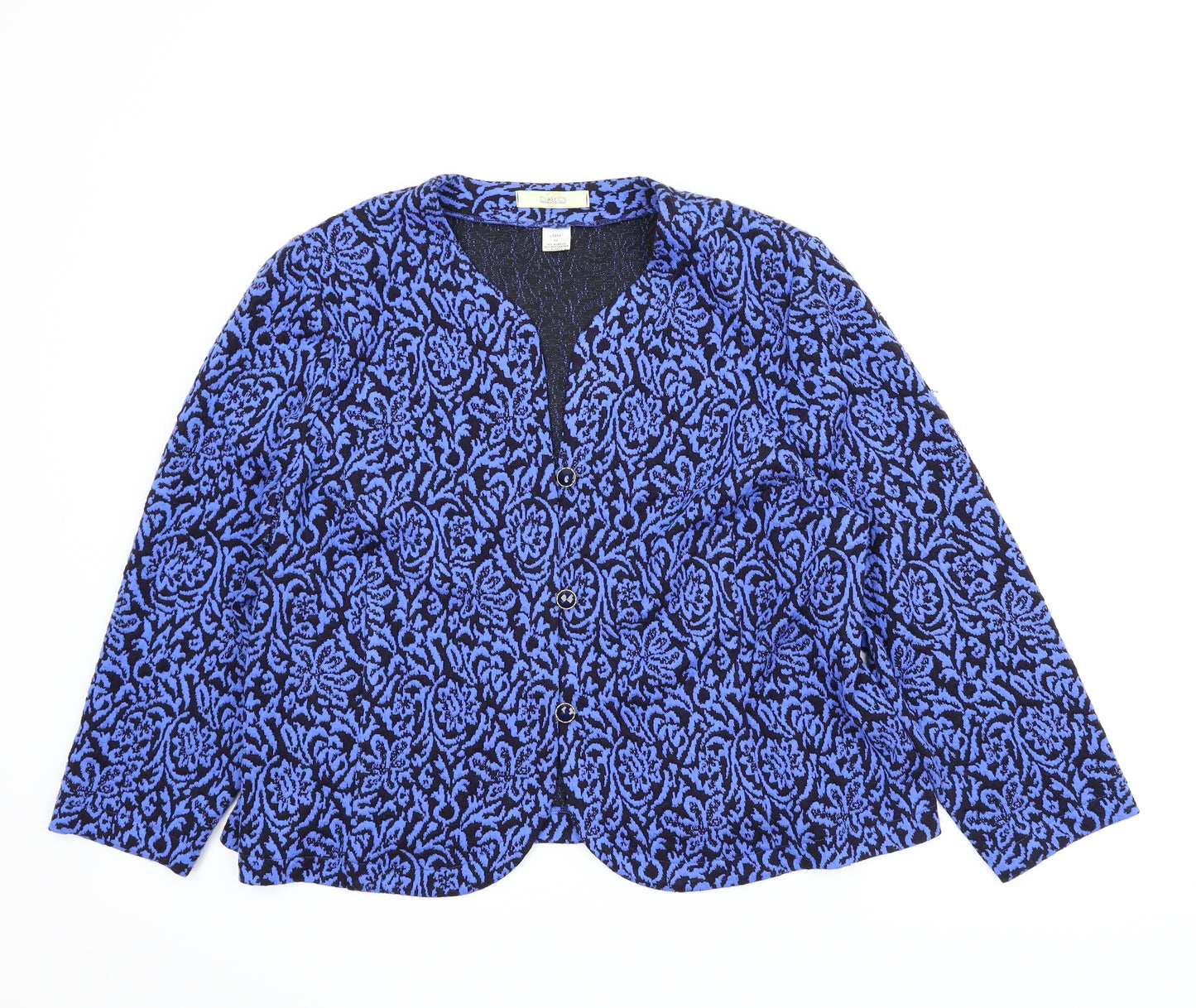 Classics Womens Blue Paisley  Jacket  Size 26