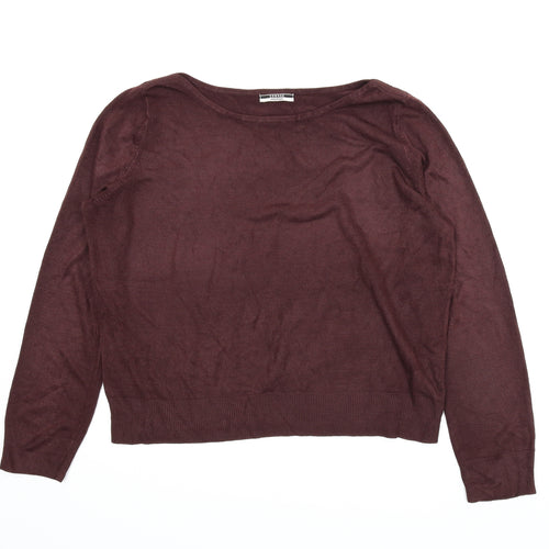 George Womens Purple   Pullover Jumper Size M