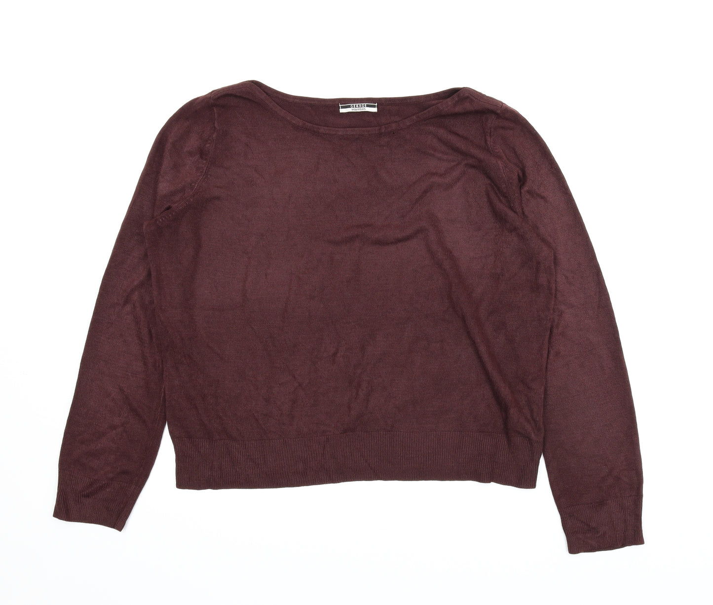 George Womens Purple   Pullover Jumper Size M