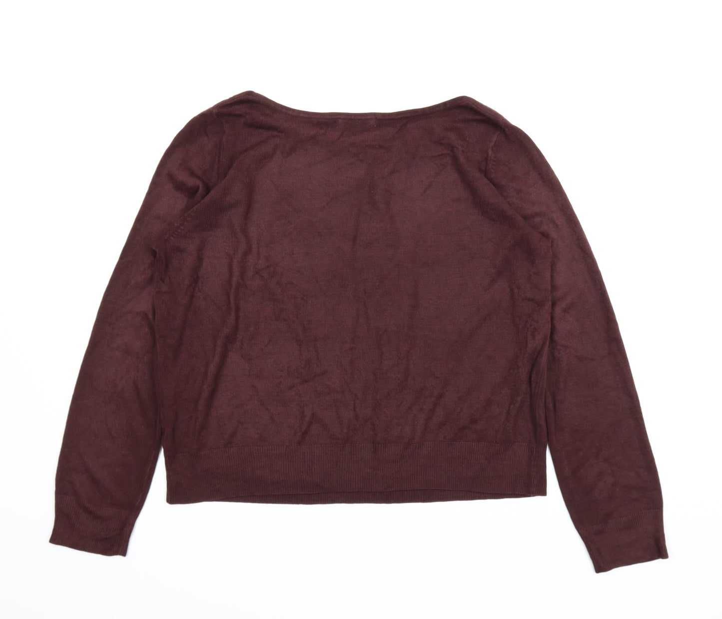 George Womens Purple   Pullover Jumper Size M