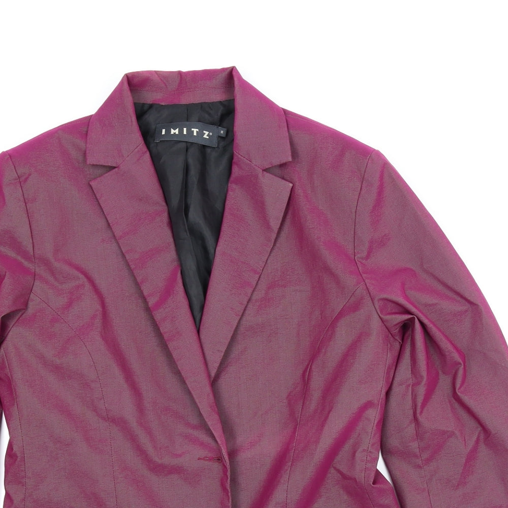Imitz Womens Purple   Jacket  Size 6