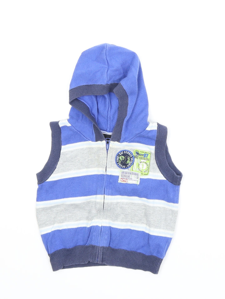 NEXT Boys Grey   Vest Jumper Size 6-9 Months