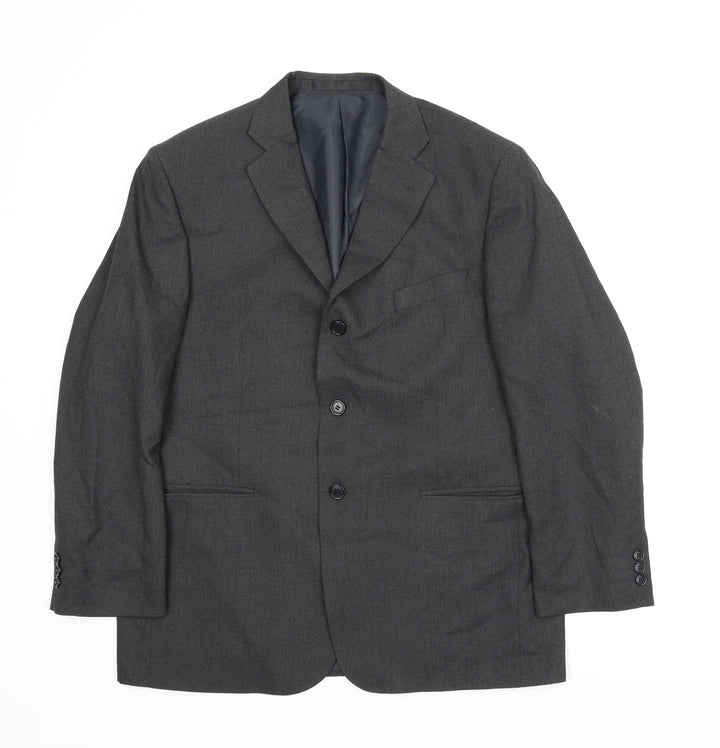 Impressions Mens Grey   Jacket Suit Jacket Size 42