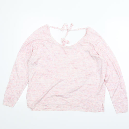 Indigo Womens Pink   Basic Blouse Size M