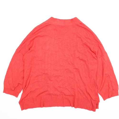 Intuition Womens Red   Cardigan Jumper Size XL