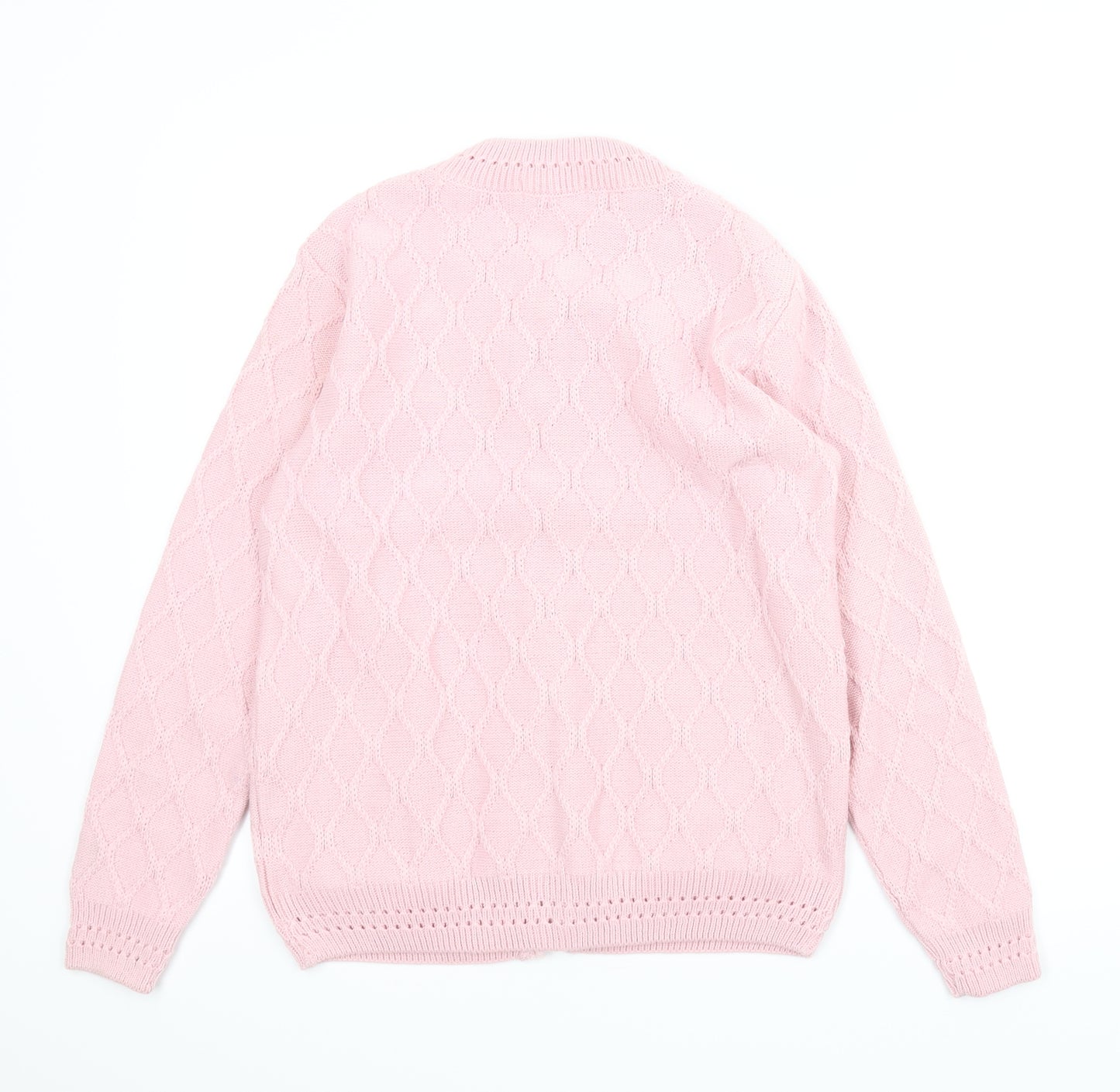 Mia Moda Womens Pink   Cardigan Jumper Size 12