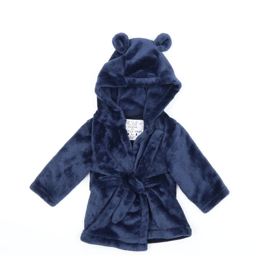 F&F Baby Blue Solid  Capri Robe Size 0-3 Months