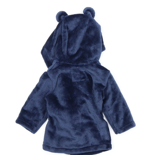 F&F Baby Blue Solid  Capri Robe Size 0-3 Months