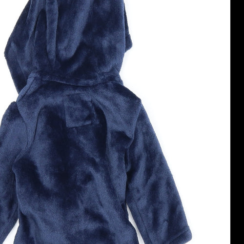 F&F Baby Blue Solid  Capri Robe Size 0-3 Months