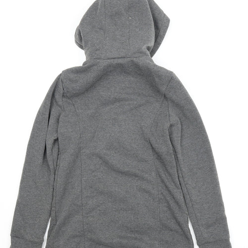 Network Womens Grey   Full Zip Jumper Size 8