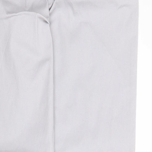 Wallis Womens Grey   Chino Trousers Size 12 L26 in