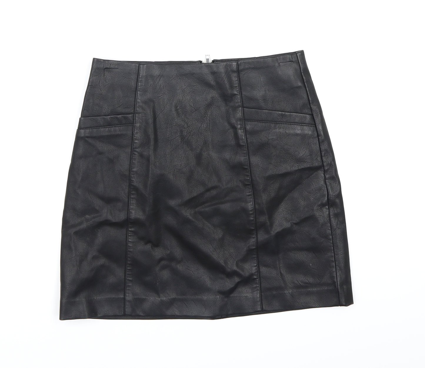 New Look Womens Black   A-Line Skirt Size 8