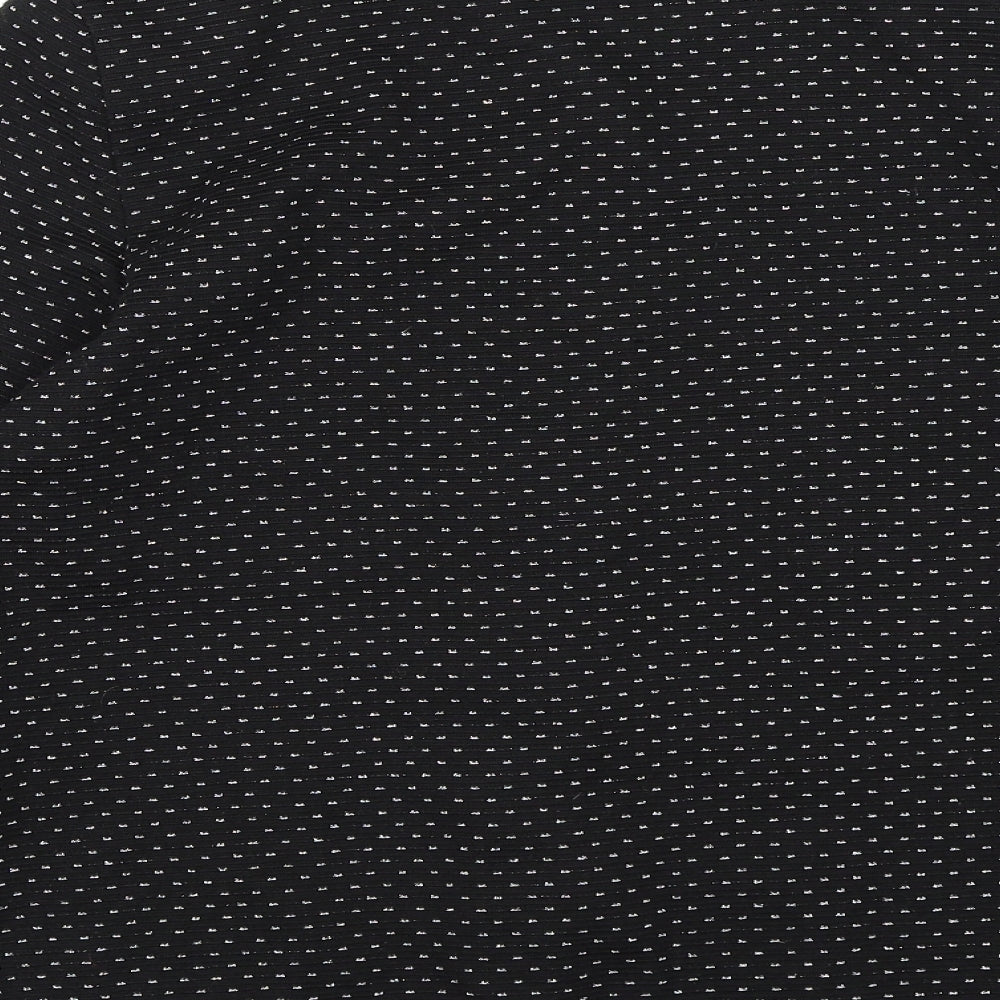 Bonmarché Womens Black Polka Dot  Jacket Blazer Size 12