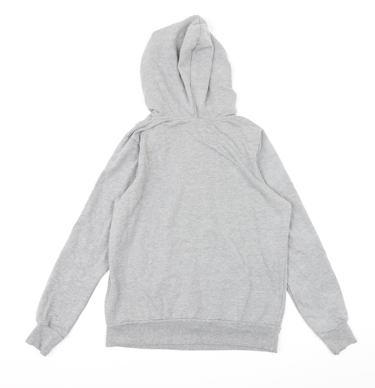 Peacocks Womens Grey  Jersey Pullover Hoodie Size 14
