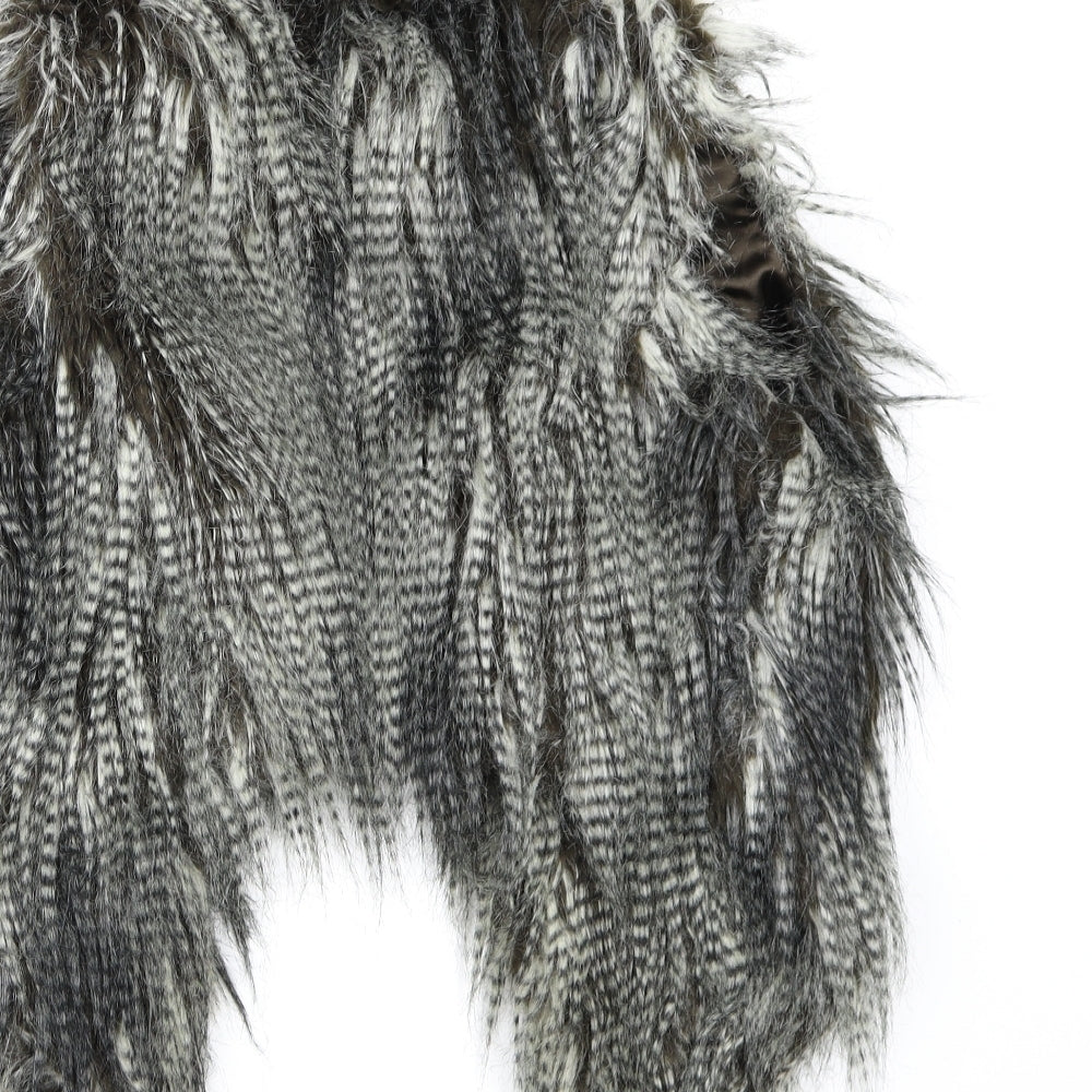Glamorous Womens Grey   Gilet Coatigan Size 10